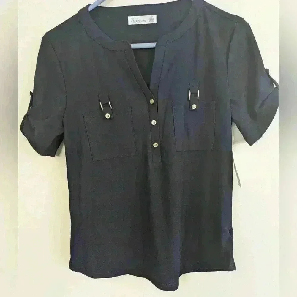 A/P Navy Blue Elegant Shirt